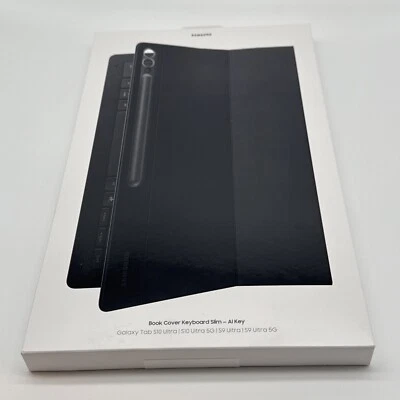 GENUINE SAMSUNG GALAXY TAB S9 ULTRA / S10 ULTRA SLIM KEYBOARD BOOK COVER AI KEY - Image 1 of 4