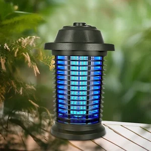 Electric Fly Gnat Killer Lamp Pests Fly Insect Trap 4200V Mosquito Bug Zapper - Picture 1 of 10