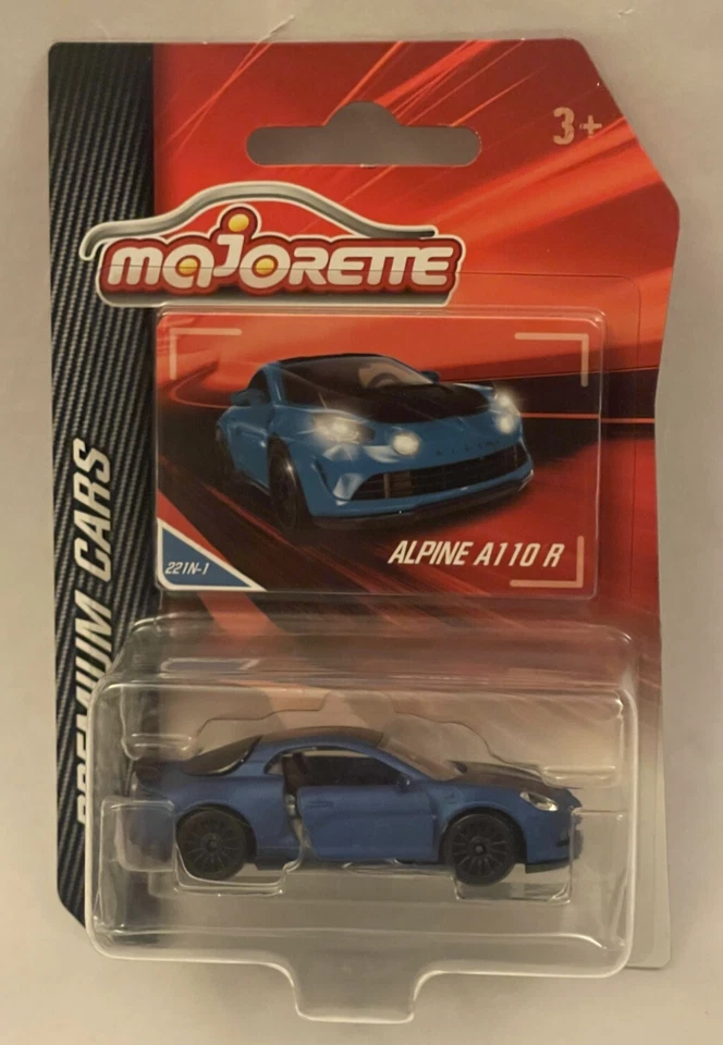 Alpine A110 R 1:64 azul mate/negro de Majorette Foto 1 de 1