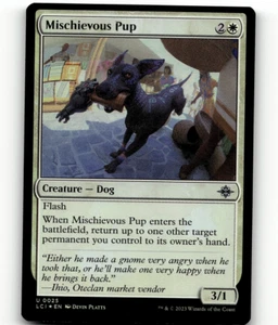 FOIL - MTG Mischievous Pup #25 - Le caverne perdute di Ixalan - Foto 1 di 1