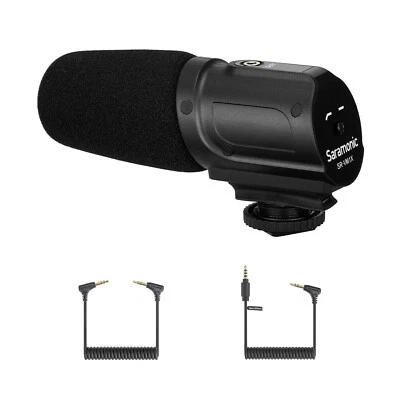 Saramonic SR-VM1X Shotgun Microphone w/ Shock Mount Digital Camera Shotgun Mic - Image 1 of 4