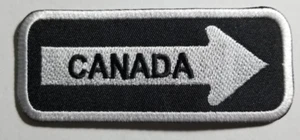 Parche bordado unidireccional hierro Canadá en aprox 1,25x4" - Imagen 1 de 2