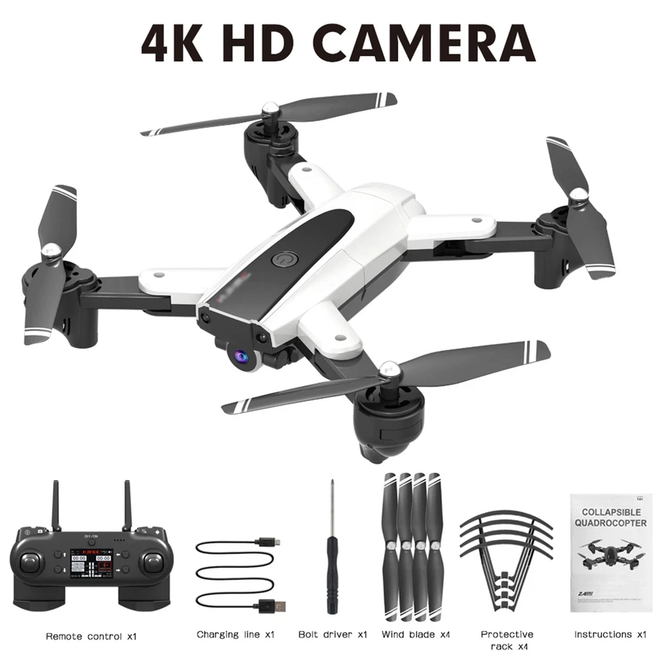 Large Foldable WIFI Remote Control RC Drone Quadcopter Helicopter With HD Camera - Image 1 of 4