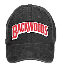 Washed Adjustable Backwoods Cigars Symbol Cotton Outdoor Baseball Cap For Unisex