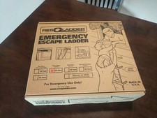 ResQladder Fl25 Escape Ladder, 3 Story Portable Emergency Escape Ladder, 25-Foot