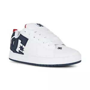 Zapatos de skate DC Court Graffik - blancos/azul marino/rojo - Imagen 1 de 7
