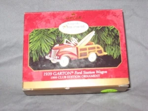 Hallmark Keepsake Ornament 1939 Garton Ford Station Wagon Woodie in Box 1999 (10 - Picture 1 of 4