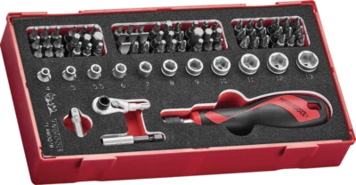 Teng Tools 78 Piece Screwdriver Bits Quick Chuck Driver Tool Set - Image 1 of 4