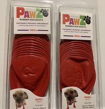Set of 2 packs Small Pawz dog Boots Red New