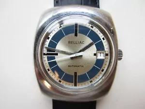FE France Ebauche cal. 4611 watch movement - Relliac case - running - Picture 1 of 8