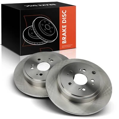 Rotores de freno de disco traseros izquierdo y derecho para Honda Ridgeline 2006 2007-2014 V6 3,5 L Foto 1 de 4