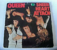 1974 Queen Sheer Heart Attack Vinyl Record Album w/ Fold Out Lyric Sheet