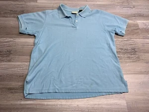 LL Bean Womens Polo Shirt Royal Baby Blue Collared Sz S 100% Cotton Short Sleeve - Picture 1 of 9