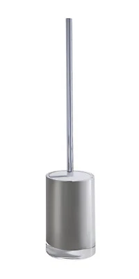 PORTASCOPINO SCOPINO WC D'APPOGGIO GEDY VEGA IN RESINA ARGENTO VG33-73 - Immagine 1 di 2