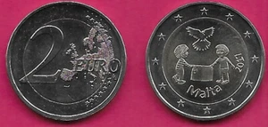 MALTA 2 EURO 2017 UNC 1 YEAR TYPE, THE ROLE OF THE MALTA COMMUNITY CHEST FUND IN - Bild 1 von 1