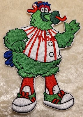 Philadelphia Phillies Phanatic Iron /Sew On Embroidered Patch~ Free Tracking!