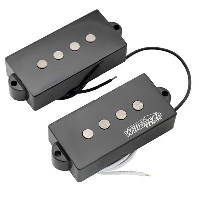 Wilkinson M Black Variable Gauss Alnico 5 PB Bass Humbucker Pickup Vintage Tone