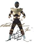 Power Rangers Zeo- Austin St. John & Brad Hawkins, Gold Ranger signed 8x10 JSA