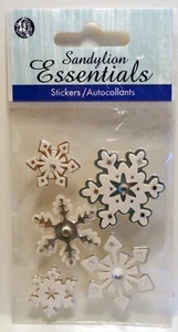 SANDYLION: Adesivi 3D fiocchi di neve (NUOVI) - Foto 1 di 2