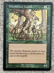 MTG Blanchwood Treefolk URZA'S SAGA NM GREEN Magic the Gathering - Bild 1 von 1