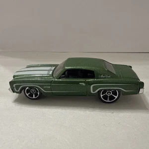 2011 Hot Wheels #106 '70 MONTE CARLO Green w/Chrome MC5 Spokes Loose - Picture 1 of 7
