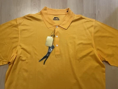 Camisa polo de golf Slazenger talla XL Lightsolar (dorada) Panther Piqué estilo #923105 Foto 1 de 4