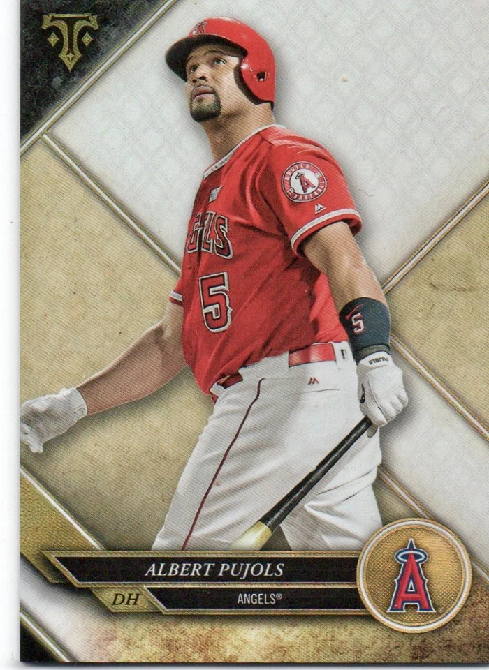 2017 Topps Triple Threads #39 Albert Pujols - Image 1 of 1