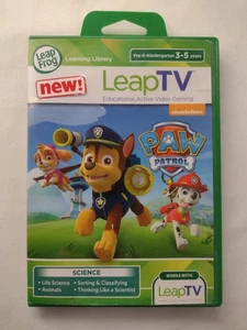 Leap Frog Leap TV Paw Patrol Nickelodeon Science Video Game Pre-K No Booklet - Picture 1 of 6