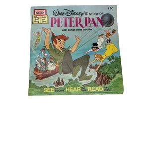 Walt Disney Peter Pan See Hear Read Along Book Tape Cassette - Bild 1 von 6