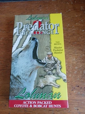 Vintage Lohman Real Hunting Predator Challenge 2-VHS,Bobcat Coyotes,Ex Tested  - Image 1 of 4