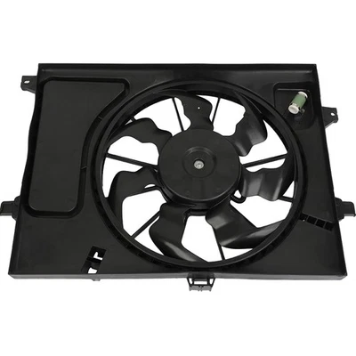 Conjunto de ventilador de refrigeración del radiador para Kia Soul 12V 2012 2013 2014 2015 2016-2019 Foto 1 de 4