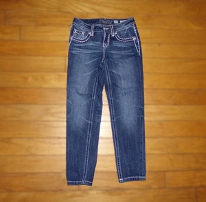 GIRLS MISS ME BOYFRIEND ANKLE JEANS SZ 8 - Picture 1 of 4