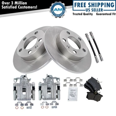 Kit de pastillas de freno y rotor de cerámica para Volkswagen Jetta 1999 Foto 1 de 4