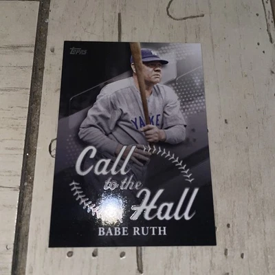 2025 Topps Series 1 - Call to the Hall Babe Ruth #CTH-14 - Image 1 of 4