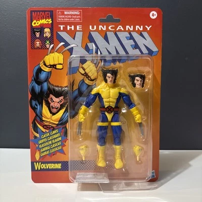 Figura de acción retro de 6 pulgadas Wolverine Uncanny X-Men de Marvel Legends Foto 1 de 4