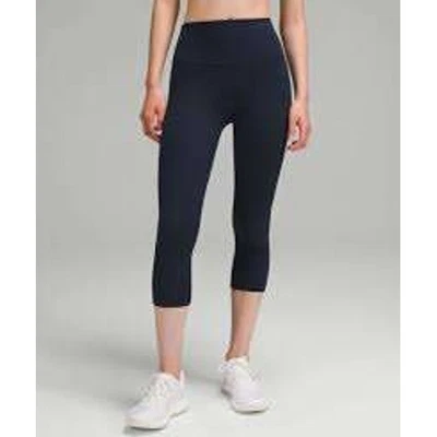 New Lululemon Align HR Crop 21" Leggings Athletic Yoga Black High Rise Sz 16 - Image 1 of 4