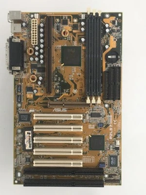 Motherboard asus p2l97, rev 2.04, atx, 2x isa, 5 x pci, slot 1, s/p/usb - Image 1 of 3