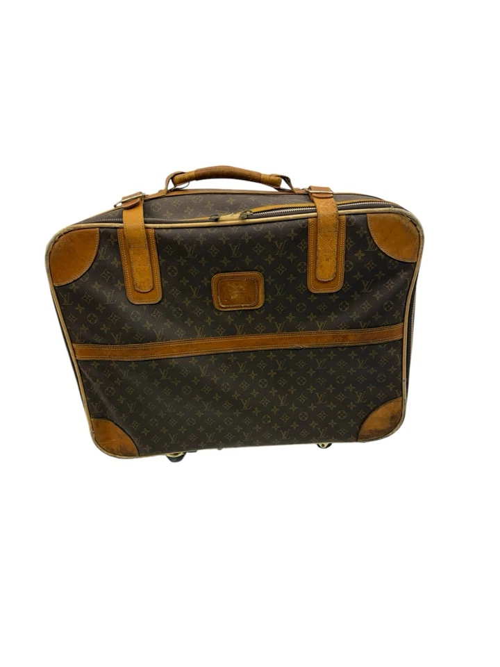 VINTAGE 80s LOUIS VUITTON ROLLER SUITCASE LUGGAGE MONOGRAM BAG - Image 1 of 4