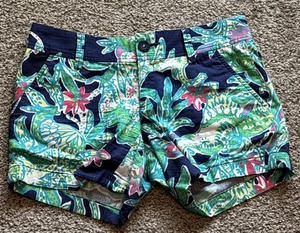 Lily Pulitzer The Callahan Shorts Size 2 Floral Tropical Print FREE SHIPPING🔥 - Picture 1 of 11
