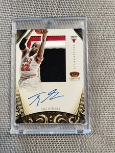 2012-13 PANINI CROWN ROYALE silhouettes PATCH AUTO TAJ GIBSON BULLS /25 - Picture 1 of 2