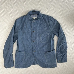 RRL Double RL Polo Ralph Lauren Jacket Mens Large Sack Coat Ripstop Chore USA - Picture 1 of 10