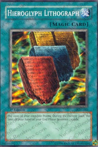 Hieroglyph Lithograph - PGD-086 - Common - 1st Edition Lightly Played Pharaonic  - Image 1 of 1