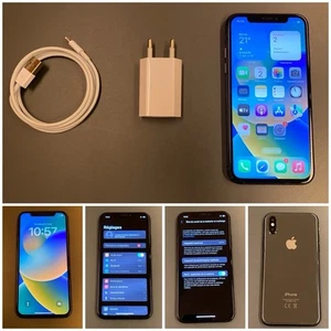 Apple iPhone X 256 GB - No vibror + Accessoires neufs (Débloqué) + Wifi Faible - Photo 1/10