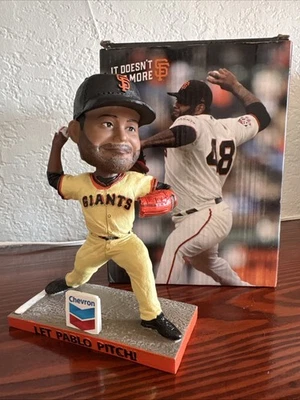 Pablo Sandoval 2019 San Francisco Giants Bobblehead Let Pablo Pitch - Image 1 of 4