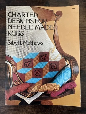 Charted Designs for Needle-Made Rugs - Dover 1968 - 45 Patterns - Image 1 of 4