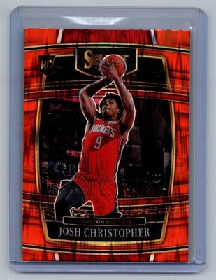 2021-22 Panini Select - Concourse Josh Christopher #48 Orange Flash Prizm (RC) - Image 1 of 2