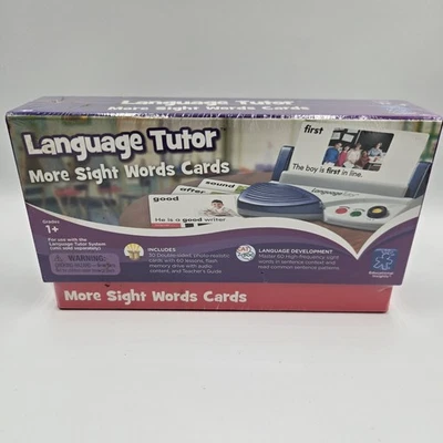 Language Tutor More Sight Words Tarjetas Grado 1º 60 Lecciones Con Unidad USB Foto 1 de 4