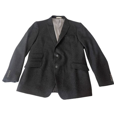 Chaqueta Abrigo Deportivo JOE Joseph Abboud 100% Lana 48L 48 Largo Calce Ajustado Foto 1 de 4