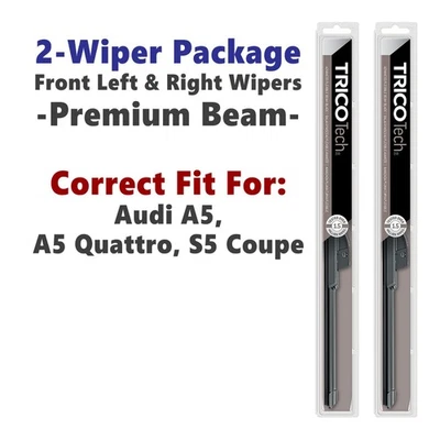 Стеклоочистители 2pk балочные лезвия подходит 2008 + Audi A5, A5 Quattro, S5 (только купе) -19240/200 - Изображение 1 из 4