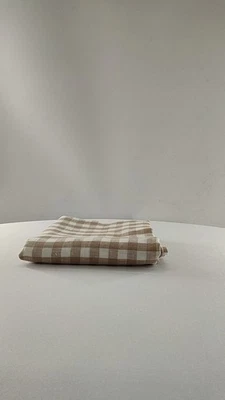 Ropa de cama Quince European Linen Gingham Euro Sham Café Euro// 1P Foto 1 de 3